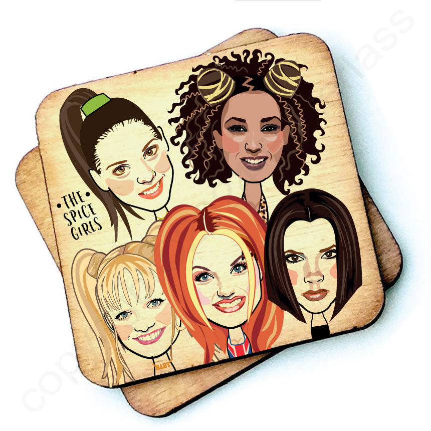 The Spice Girls Character Coaster by Wotmalike
