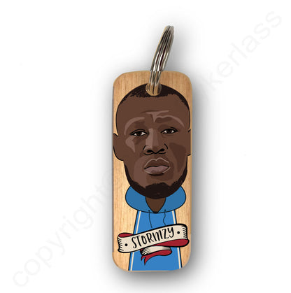 Stormzy Character Wooden Keyring - RWKR1
