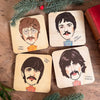 The Beatles - Sgt Peppers  - Wooden Coaster - RWC1