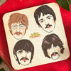 The Beatles - Sgt Peppers  - Character Wooden Coaster - RWC1