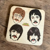 The Beatles - Sgt Peppers  - Character Wooden Coaster - RWC1