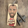 Thierry Henry Character Wooden Keyring - RWKR1