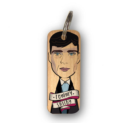 Tommy Shelby Character Wooden Keyring- RWKR1