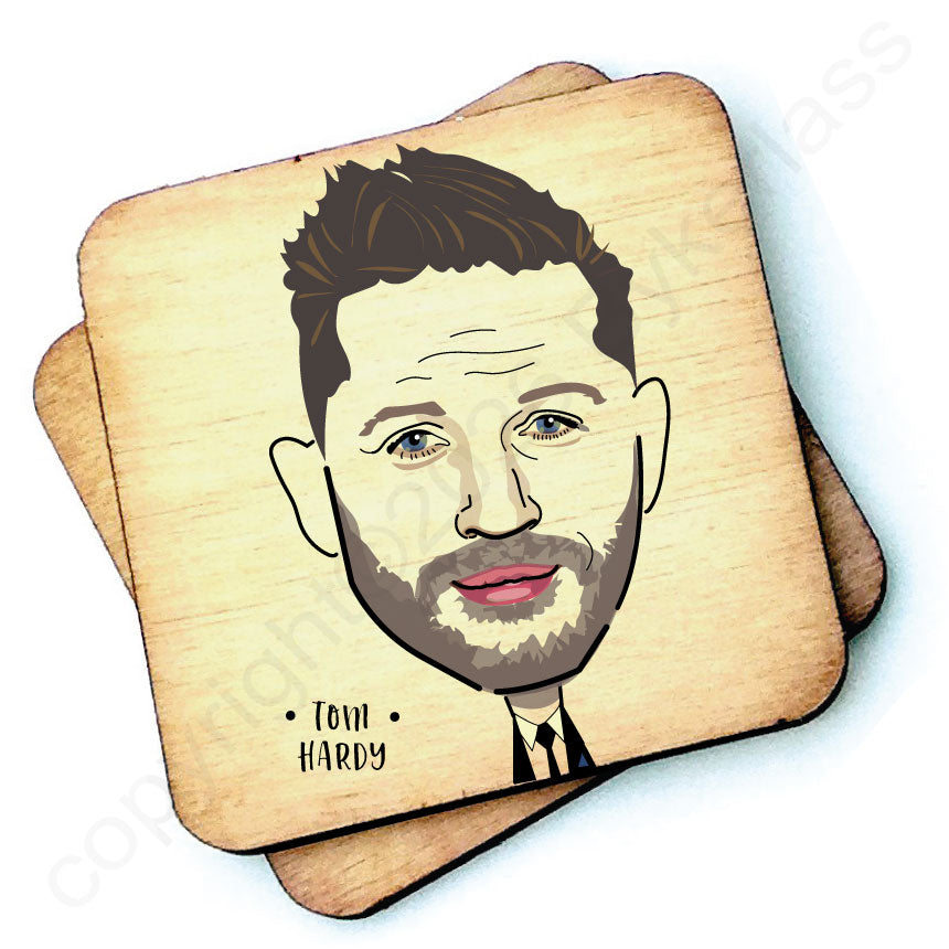 Tom Hardy Character Wooden Coaster - RWC1
