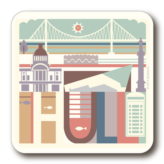 Hull City Scape Coaster with Bridge (HCC2)