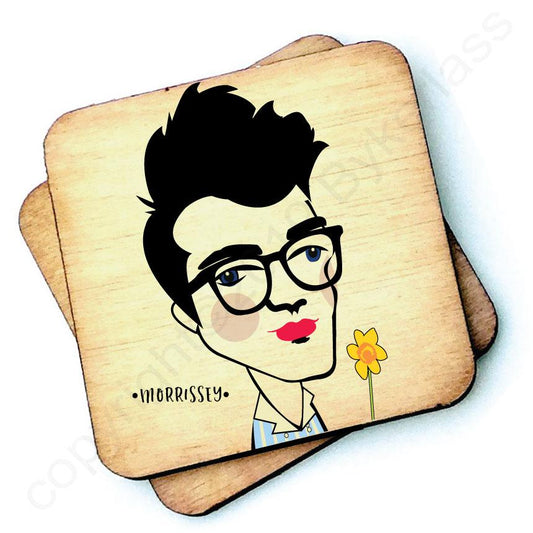 Morrissey - Character Wooden Coaster by Wotmalike