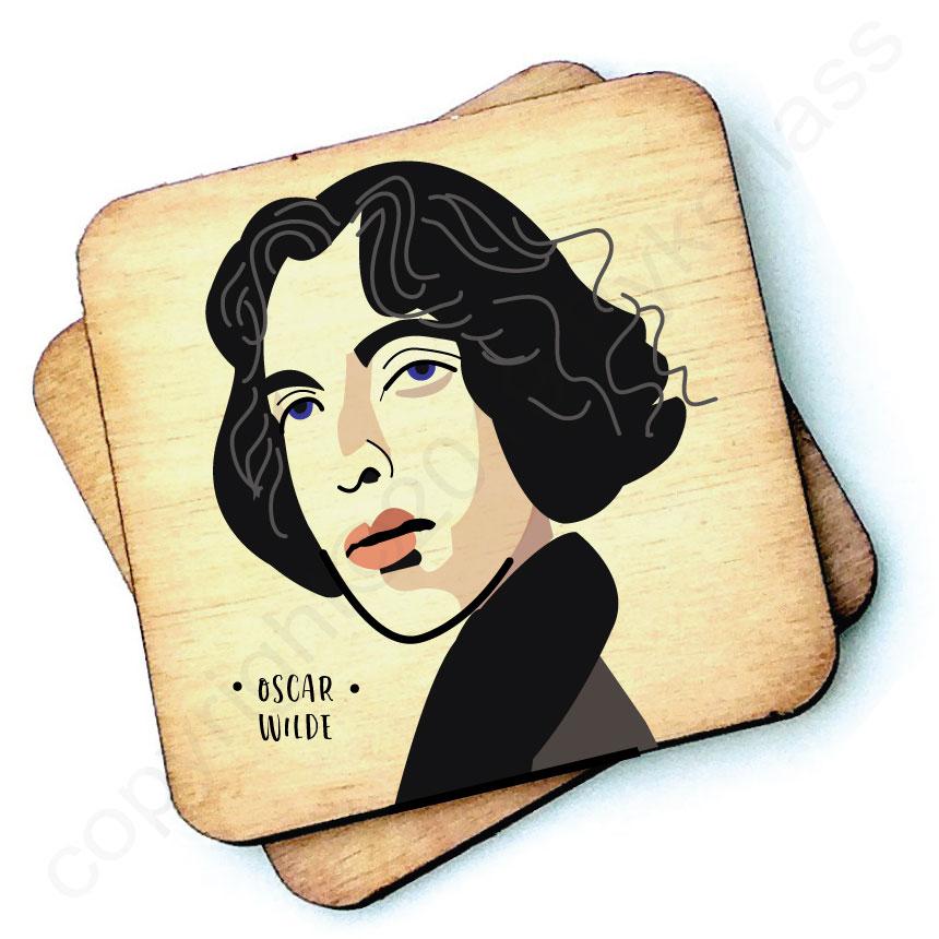 Oscar Wilde - Character Wooden Coaster by Wotmalike