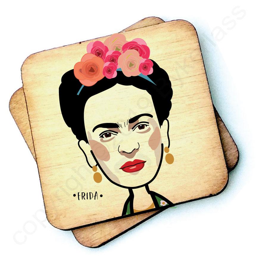 Frida - Character Wooden Coaster - RWC1