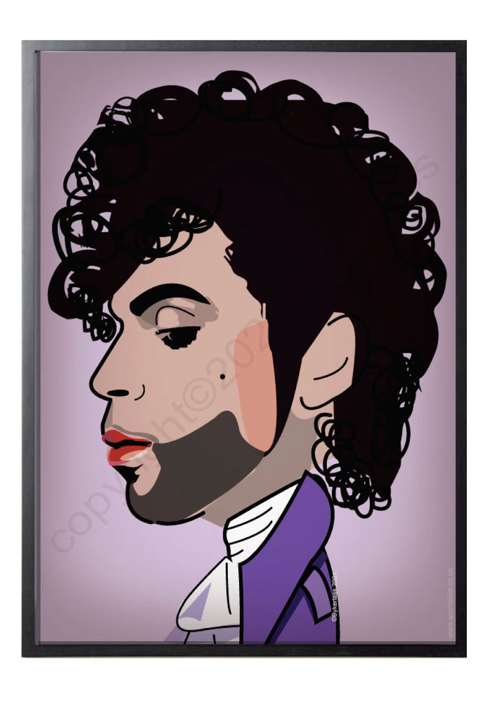 Prince A4 Print by Wotmalike