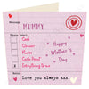 Love you Always Mummy - Mothers Day Options Card by Wotmalike
