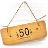 30, 40, 50 etc ......... and In Denial Fab Wooden Sign - RWS1
