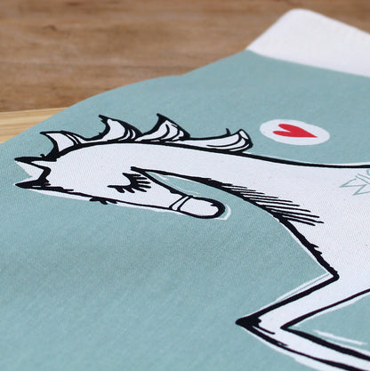 SALE REDUCED TO £5 Home is Where My Horse is - Horse Tea Towel (CHTT1)