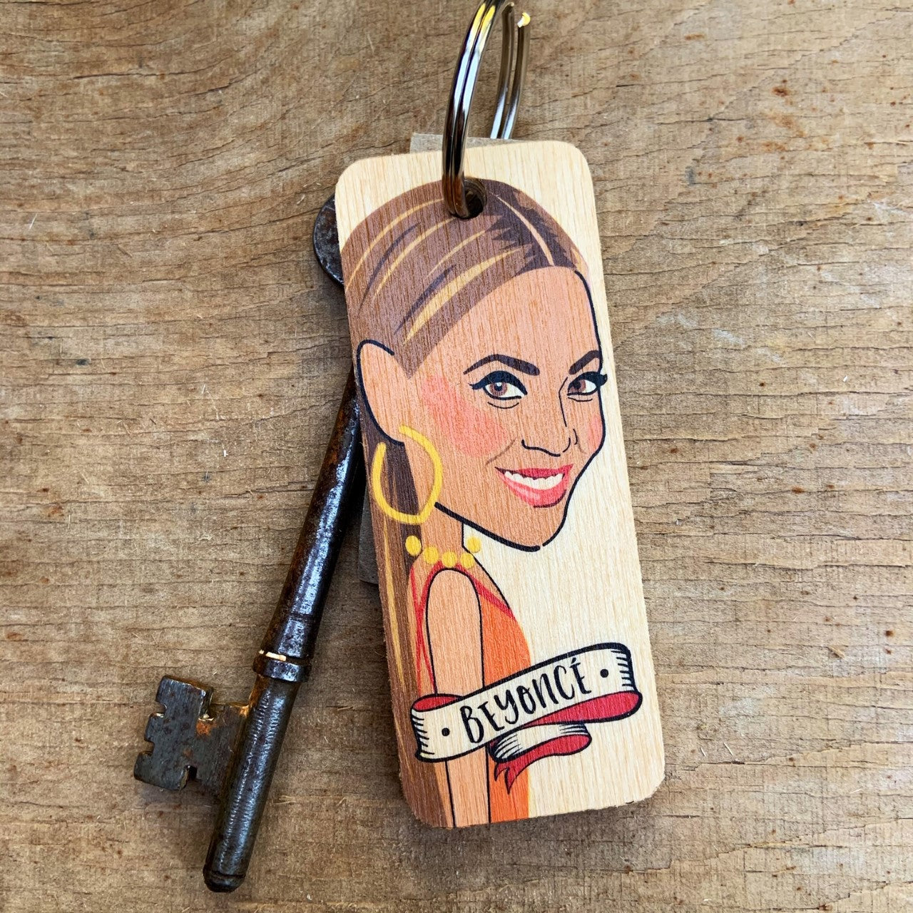 Beyonce Character Keyring by Wotmalike