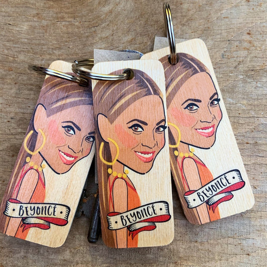 Beyonce Character Keyring by Wotmalike
