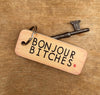 RUDE SWEARY Rustic Wooden Keyring - DONT SCROLL IF EASILY OFFENDED - RWKR1
