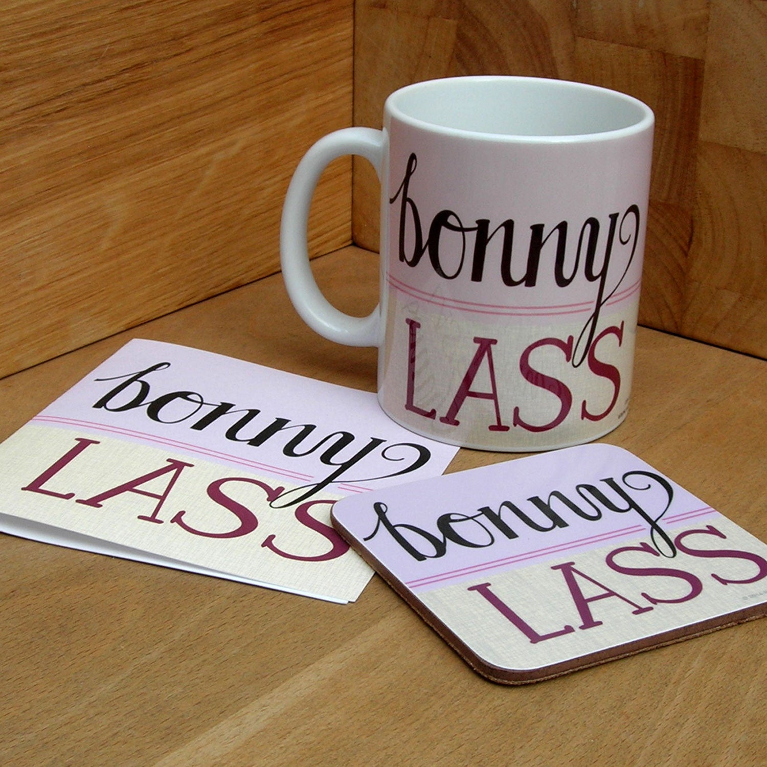 Bonny Lass North East Speak Card 