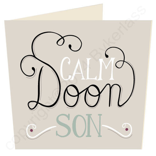 Calm Doon Son Card