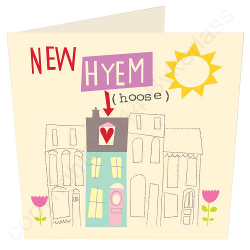 New Home (hyem/hoose) - Northumbrian Card