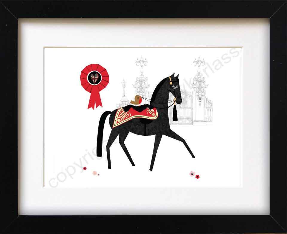 Royal Horse Mounted Print (CHDP4)
