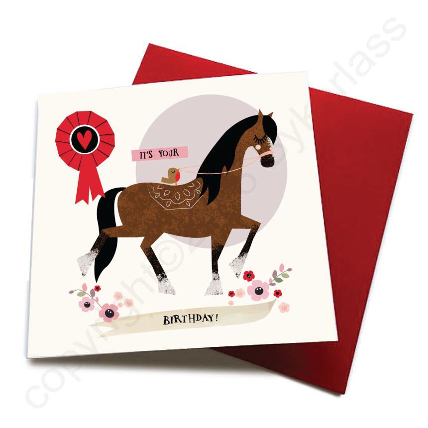 Its Your Birthday - Horse Birthday Card  CHDS6
