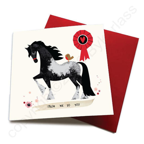 From Me To You - Horse Greeting Card  CHDS9
