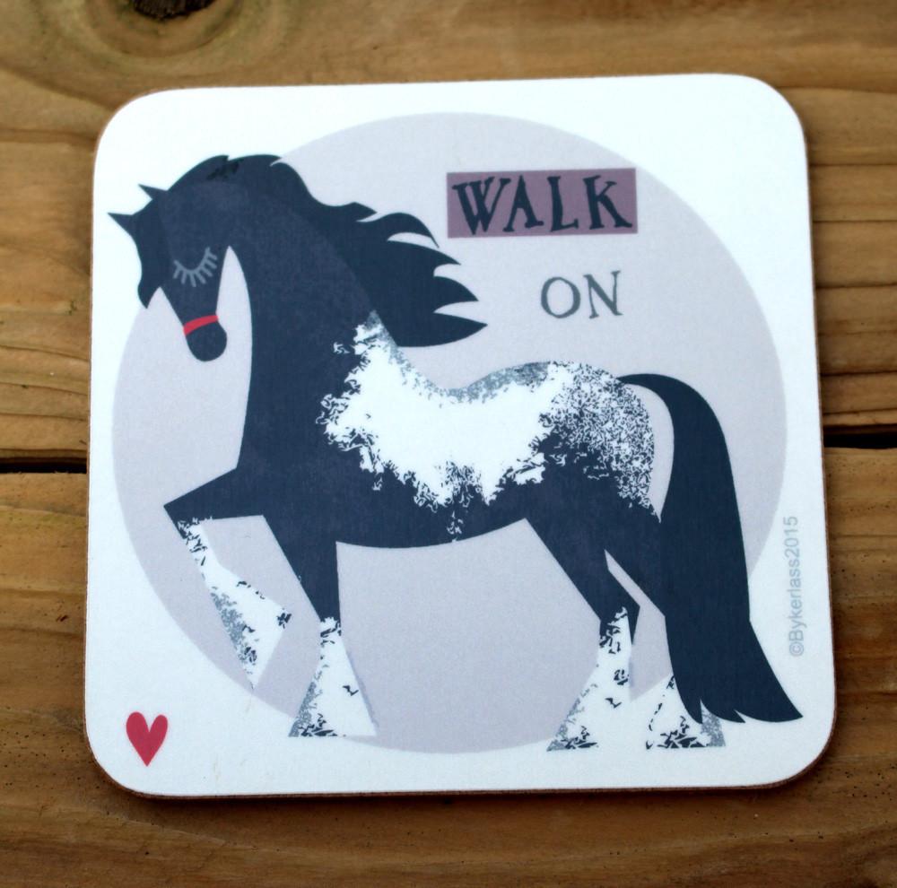 Walk On - Horse Coaster Charlton Hall Designs