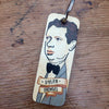 Dylan Thomas Character Wooden Keyring by Wotmalike Literary Gifts
