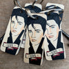 Elvis Character Wooden Keyring by Wotmalike