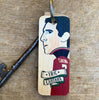 Eric Cantona Character Wooden Keyring