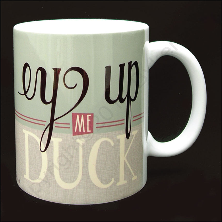 Yorkshire Gifts Ey Up Me Duck Yorkshire Speak Mug