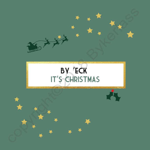 By Eck It's Christmas Card --- FX64