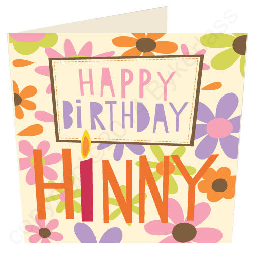 Happy Birthday Hinny Geordie Card - great cards4Geordies and the North East