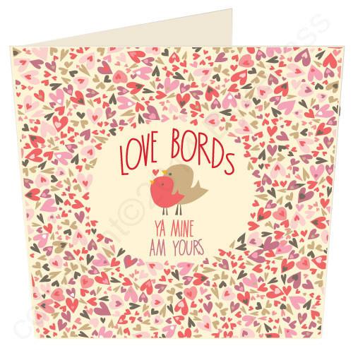 Love Bords Geordie Mugs Love Card