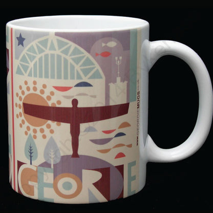 Geordie City Geordie Mug