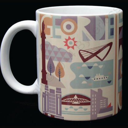 Geordie City Geordie Mug