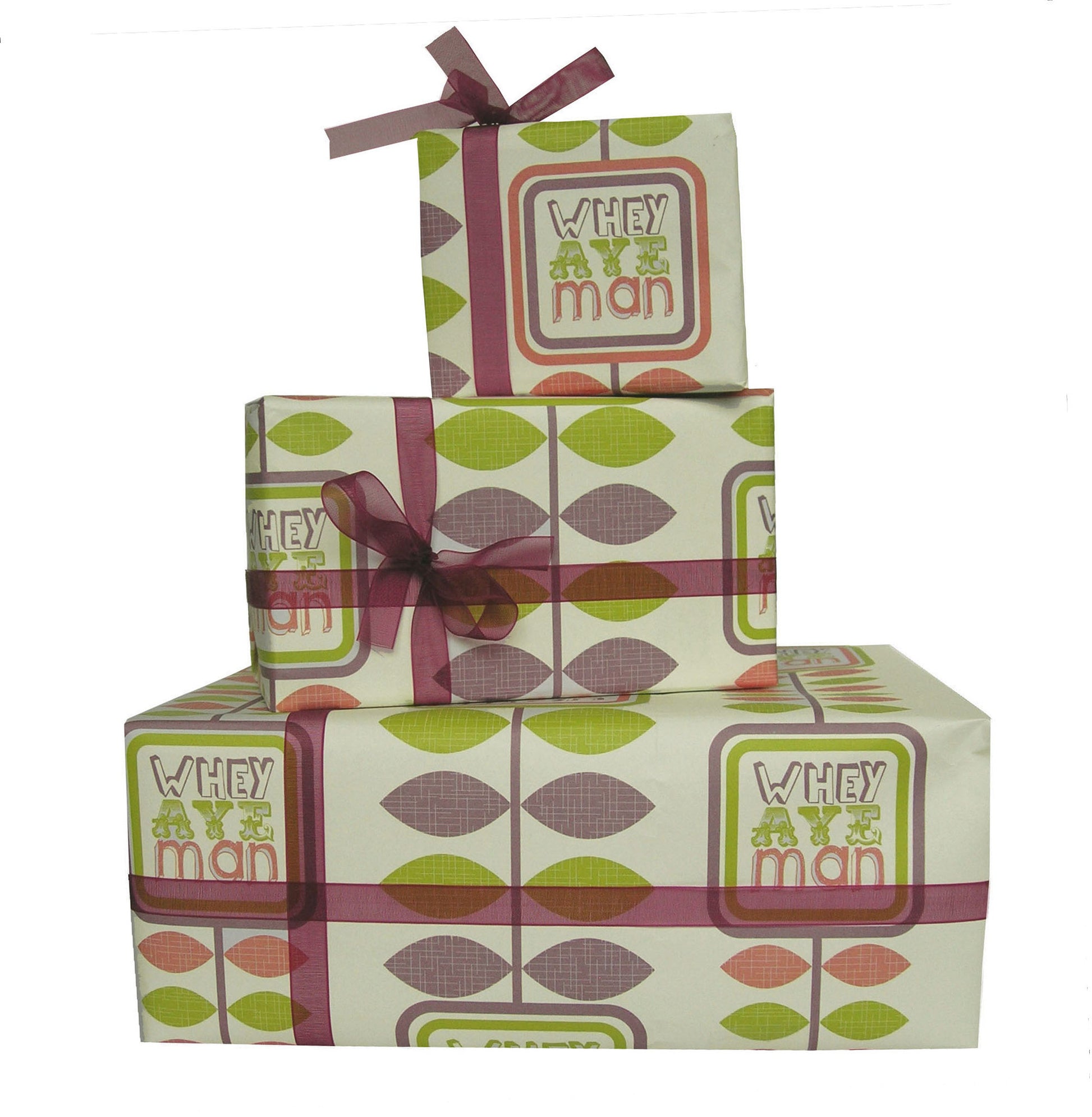 Whey Aye Man Geordie Gift Wrap
