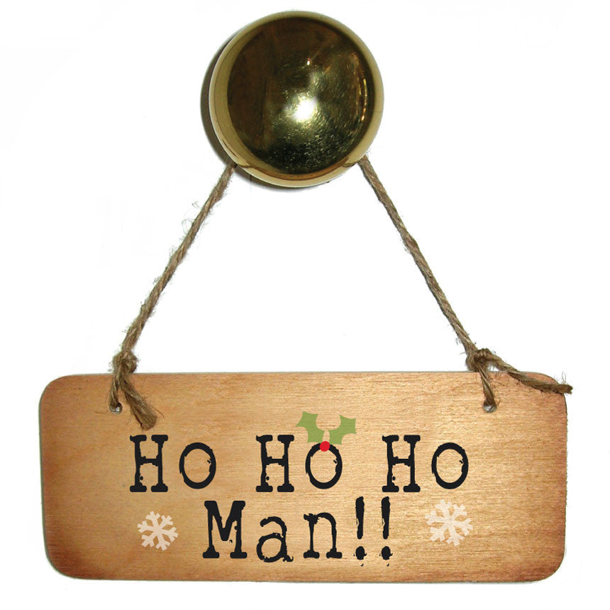 The CountDOON to Christmas has begun - Ho Ho Ho Man Geordie Plaque