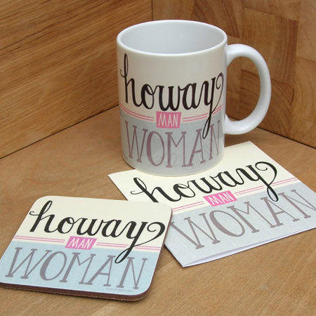 Howay Man Woman North East Speak Mug