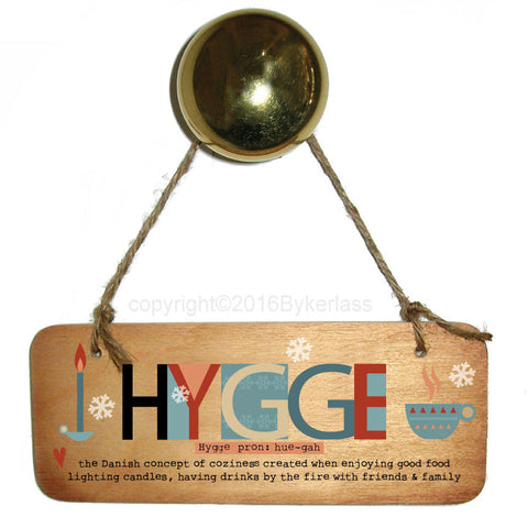 Hygge Rustic Christmas Fab Wooden Sign