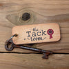 The Tack Room - Horse Rustic Wooden Keyring