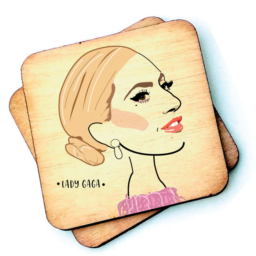 Lady Gaga Coaster By Wotmalike 