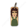 Liam Gallagher Character Wooden Keyring by Wotmalike
