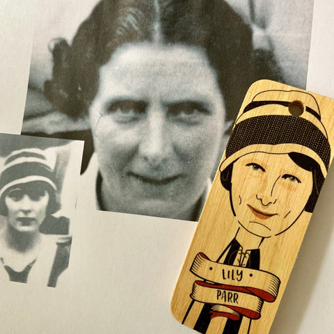 Lily Parr Character Wooden Keyring - RWKR1