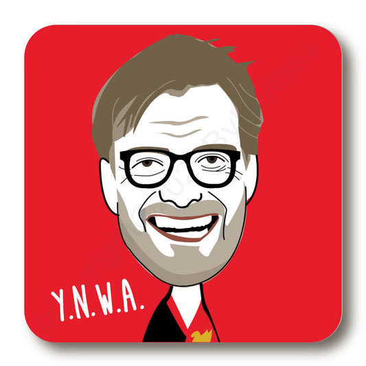 Jurgen Klopp Cork Backed Coaster    (CBJK)