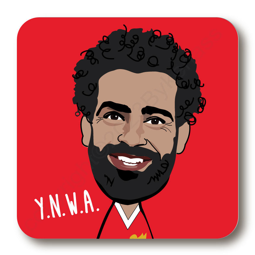 Mo Salah Cork Backed Coaster    (CBMS)