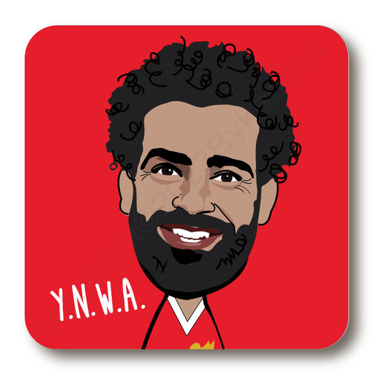 Mo Salah Cork Backed Coaster    (CBMS)