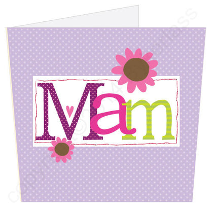 Mam - Lavender Card Geordie Gifts and Geordie Cards