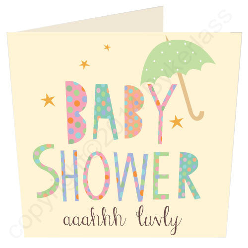 Baby Shower Geordie Card 