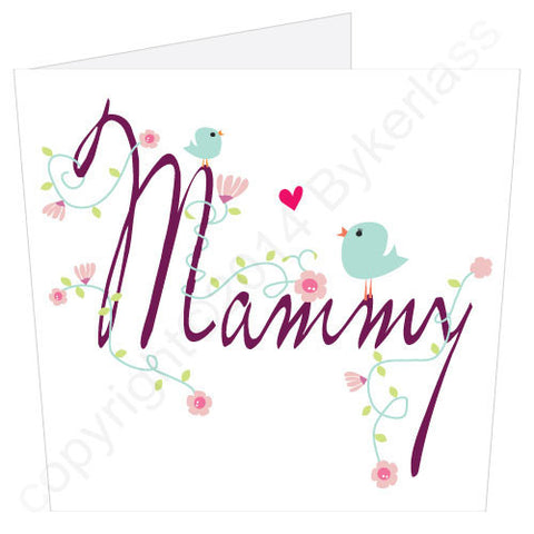 Mammy Birdies Card  (MB3) Large Cards