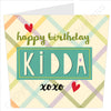Happy Birthday Kidda Card by Wotmalike
